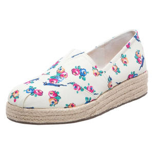 American Eagle by Payless Women's Dixie Bump Espadrille Wedge SIZE 7.5 FLORAL